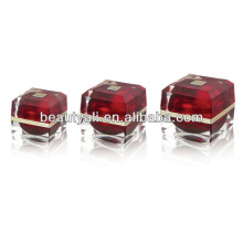 Red Luxury Square Crème cosmetique 15ml 30ml 50ml